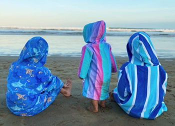 Back Beach Co hooded towels